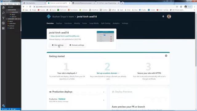 Build Web App with HTML/CSS/Javascript/Firebase/Bootstrap - 19 - Deploy App to Live Webserver смотреть онлайн