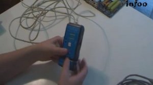 Тестируем кабель при помощи LAN-тестера.