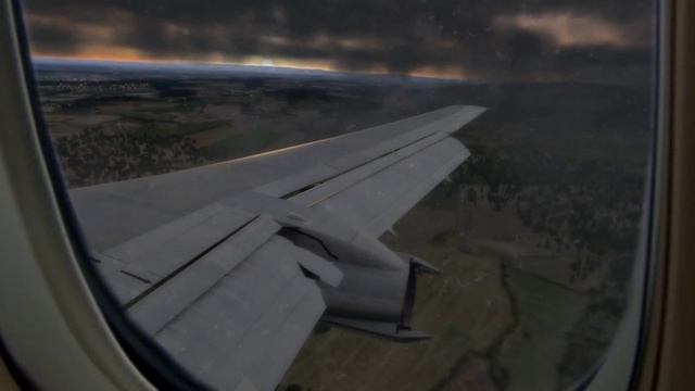 X-Plane 10: B737-200 landing Frankfurt-Hahn смотреть онлайн