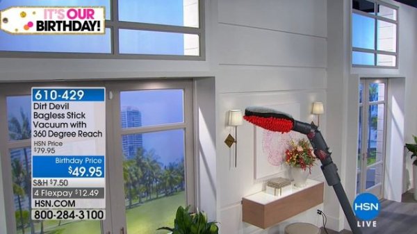 Dirt Devil Bagless Stick Vacuum with 360 Degree Reach