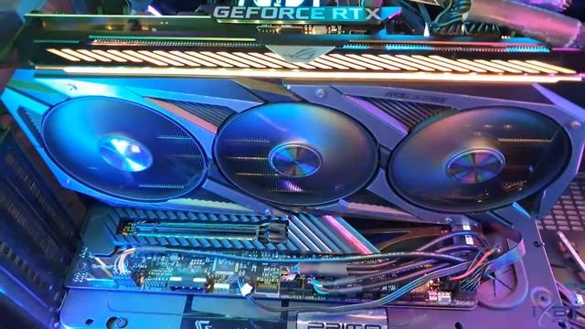 Asus ROG Strix GeForce RTX 3060 Ti - Подсветка 1 смотреть онлайн