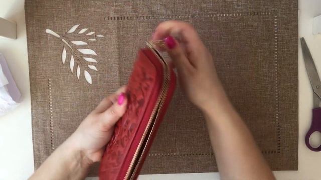 Обзор покупки с Китая. Женский кошелёк с AliExpress. Lady long red wallet from AliExpress смотреть онлайн