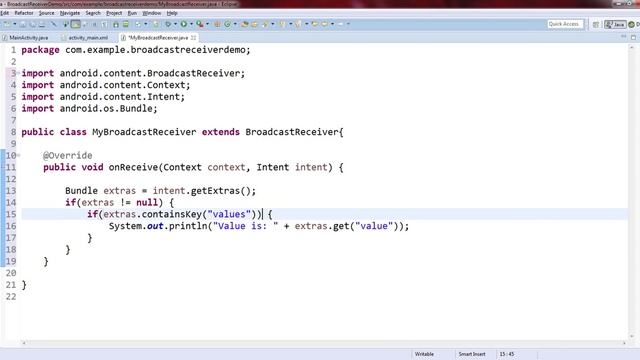 How to create custom Broadcast Receiver in Android смотреть онлайн