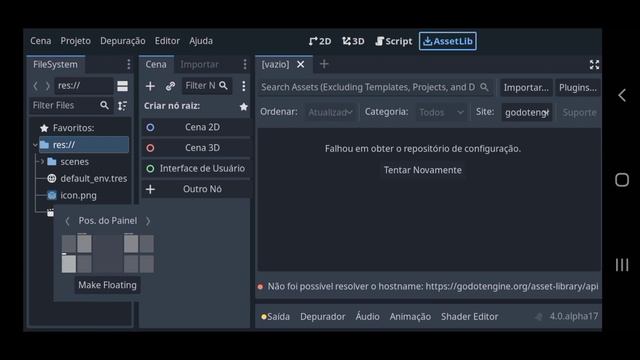 GODOT MOBILE #1 - Setup e primeiras configurações iniciais смотреть онлайн