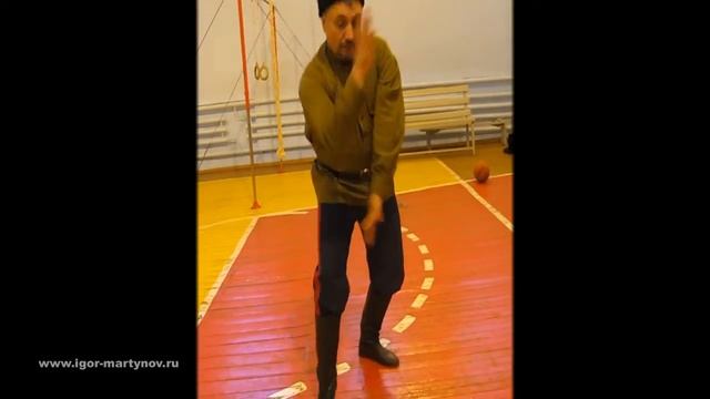 Боевая система "Трилистник". Видео с тренировок, "балухтань". смотреть онлайн