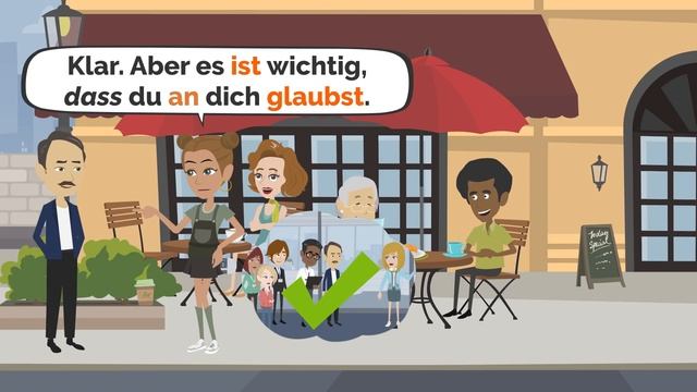 Deutsch Lernen Mit Dialogen B1, B2 | Satzstrukturen In Haupt- Und Nebensätzen | Arbeit Beschreiben