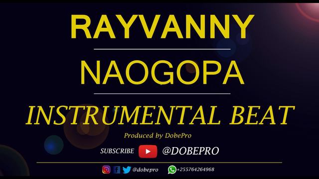 RayVanny - Naogopa (INSTRUMENTAL BEAT) смотреть онлайн