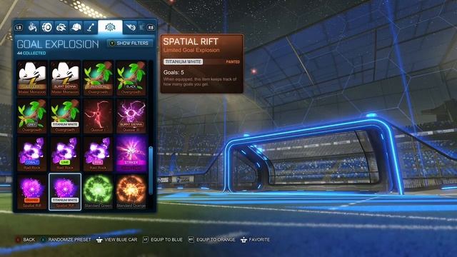 (Rocket League) Limited Goal Explosion: (TW) “Spatial Rift” in game view/perspective смотреть онлайн