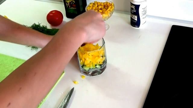 Салат "Светофор" смотреть онлайн