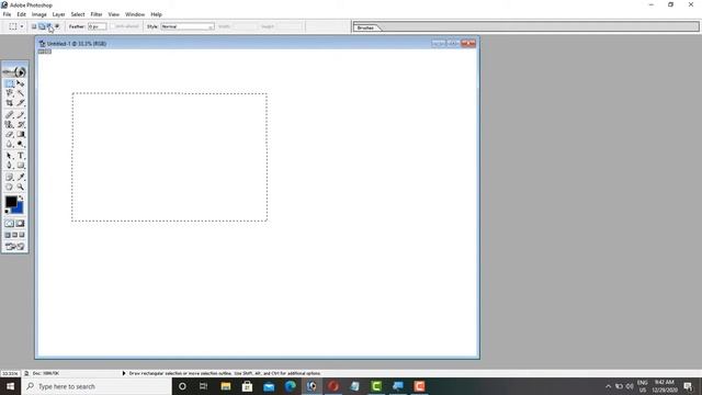 RECTANGULAR MARQUEE TOOL || PHOTOSHOP || SALMAN COMPUTER DEOBAND || смотреть онлайн