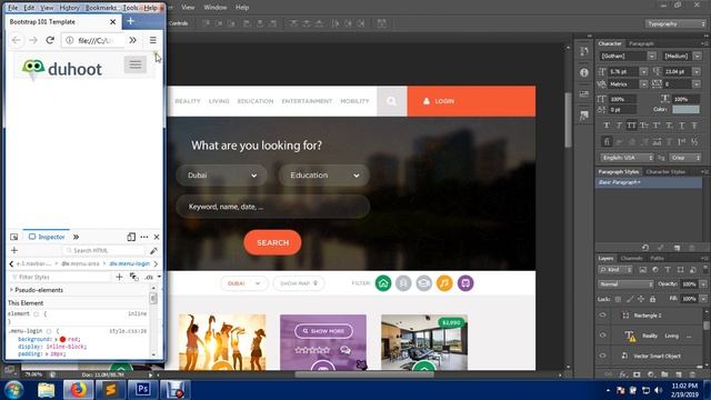 How To Make Pixel Perfect PSD To HTML Using Bootstrap | PSD To HTML Tutorial | Part-1 смотреть онлайн