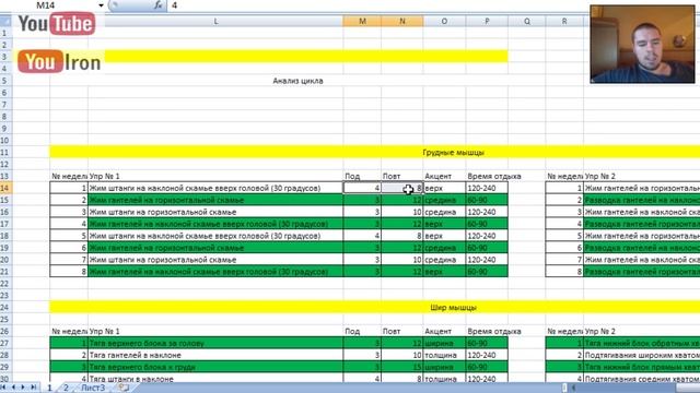 Программа тренировок на 3 тренировки в неделю смотреть онлайн