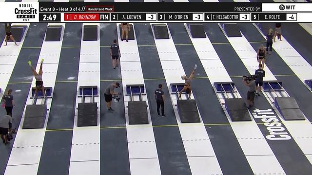 Danielle Brandon Races Through Handstand Walk Obstacle Course смотреть онлайн