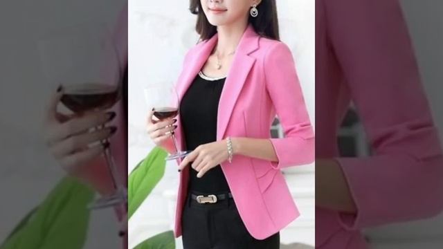 Outerwear type/Jacket gender/Ladies blazer long sleeve blaser women suit jacket/Work blazer jacket смотреть онлайн