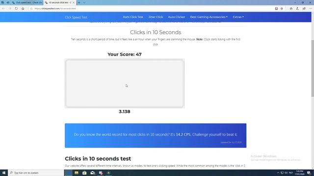 glowstonekiller3 click speed test смотреть онлайн