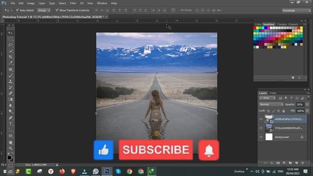 How to Make Water Street Manipulation in Photoshop CS6 | Photoshop Tutorial 2023 смотреть онлайн