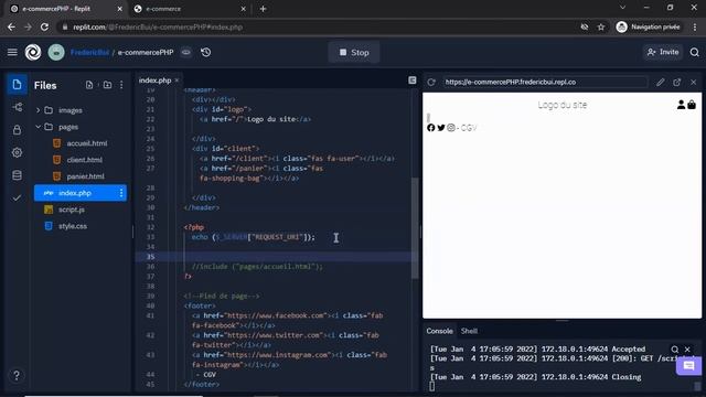 PHP supergobale server request uri смотреть онлайн