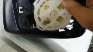 Как разобрать зеркало Nissan leaf ZE1