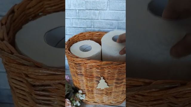 #Shorts Плетёный короб для бумажных полотенец смотреть онлайн