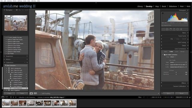 Обрабатываем фото в Лайтруме. Радиальный фильтр l Урок из курса "Обработка свадебных фотографий" смотреть онлайн