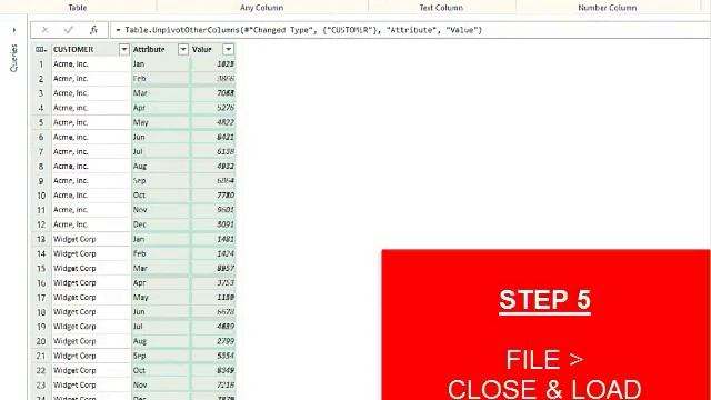 Unpivot Data Using Excel Power Query смотреть онлайн