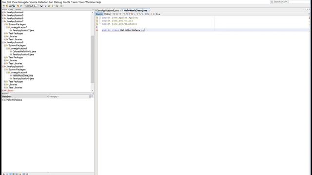 Colored Hello World Example in Applet смотреть онлайн
