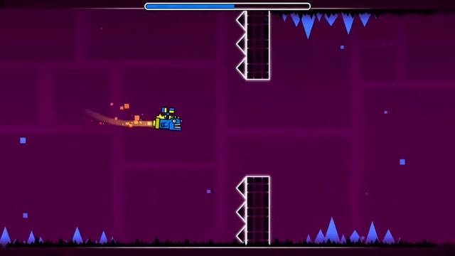 Geometry Dash 3 coins game at the 《Base After Base》 level смотреть онлайн