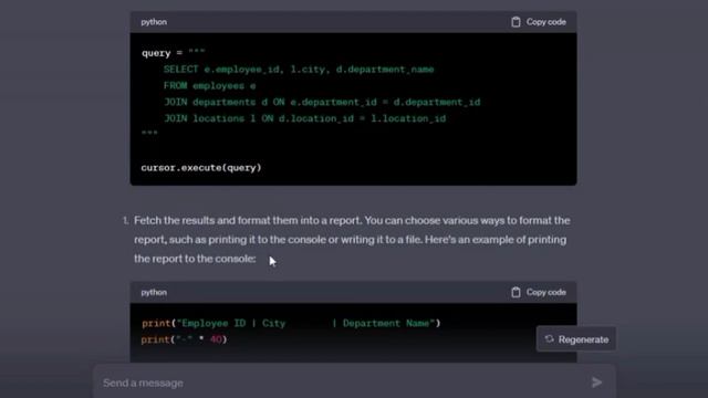 using chatGPT to write SQL query pt43 смотреть онлайн