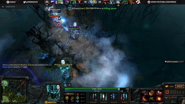 Lod[A] Godlike PA Rampage gameplay vs Power Rangers @ joinDOTA MLG Dota 2 League смотреть онлайн