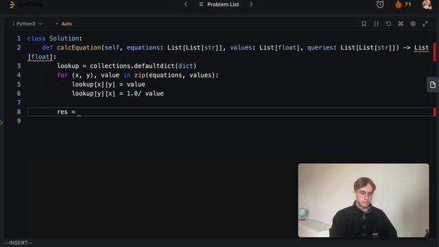 Evaluate Division - LeetCode 399 - Python Solution смотреть онлайн