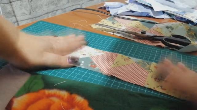 Игольница пэчворк.  Шьем игольницу своими руками