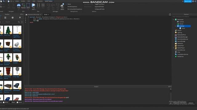 How to make Kick Block in Roblox Studio 2020! смотреть онлайн