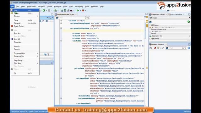 How to create Web Application in Oracle ADF (Application Development Framework) смотреть онлайн