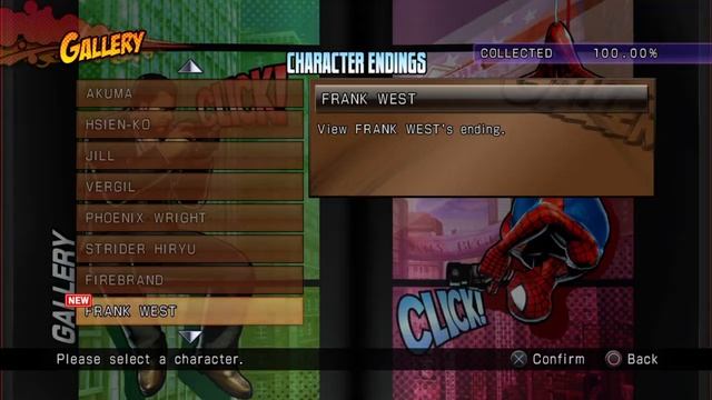 ULTIMATE MARVEL VS. CAPCOM 3 -- All Character Endings --