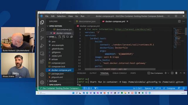 ? Using Laravel in VS Code (start quickly with a DevContainer) смотреть онлайн