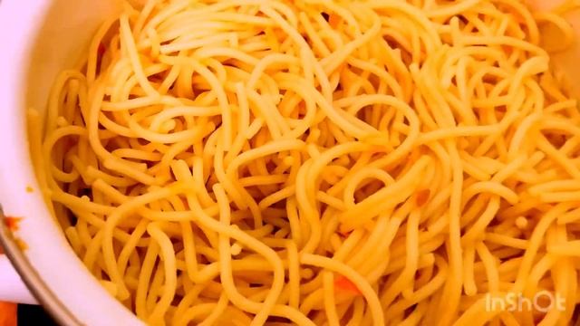 Печеночные оладьи со спагетти. смотреть онлайн