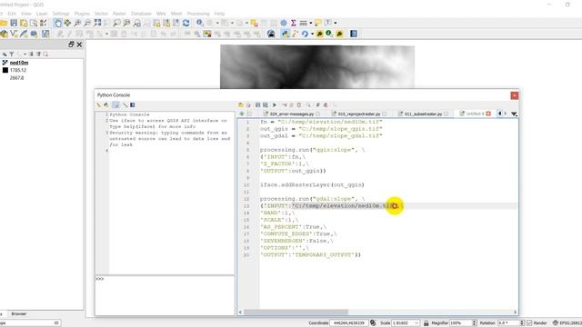 QGIS Python (PyQGIS) - Calculate Slope from a DEM and Develop Slope Functions смотреть онлайн