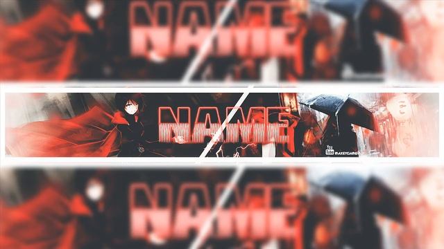 Anime Banner Template l Photoshop CC / Cs6 смотреть онлайн