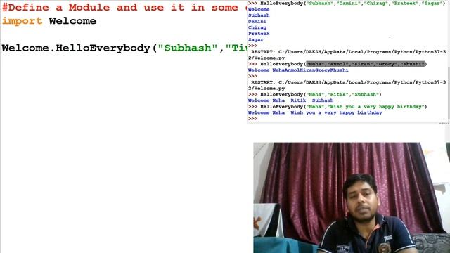Session 11 : Modules in Python смотреть онлайн