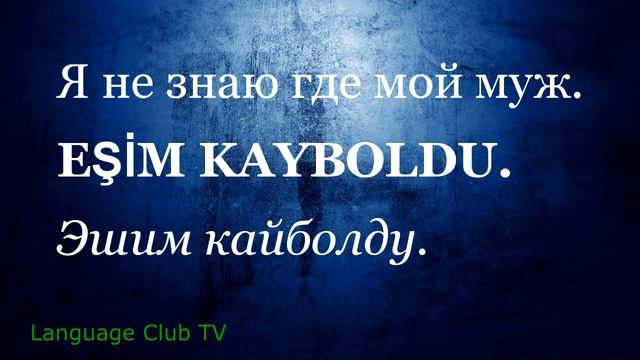 Турецкий язык: Помощь в Экстренных Ситуациях! | Урок #15 смотреть онлайн
