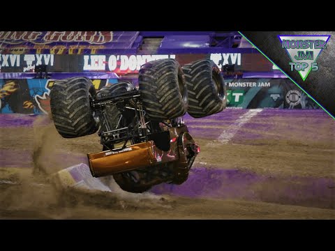 Monster Jam Top 5 Barrel Rolls смотреть онлайн