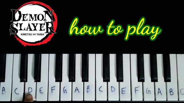 How to play:demon Slayer gurenge theme on piano l demon Slayer song in piano l anime song on piano смотреть онлайн