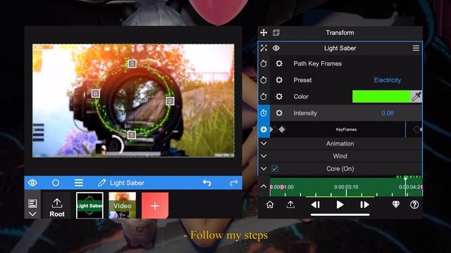 Saber scope ? effect in Android/IOS | Node Video Tutorial смотреть онлайн