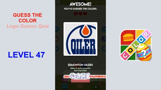Guess the Color - Logo Games Quiz Level 47 - Walkthrough смотреть онлайн