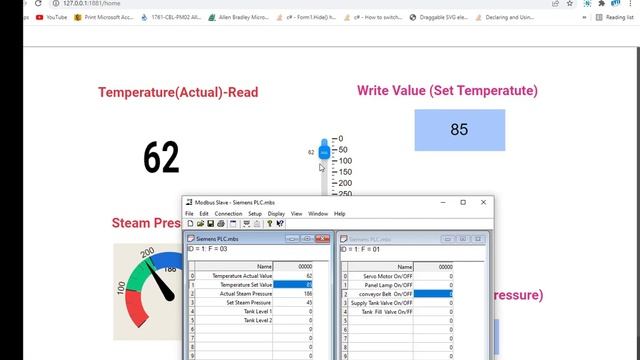 WEB SCADA ,SignalR Scada,HTML,CSS,JAVASCRIPT SCADA ,WEB  MODBUS SCADA
