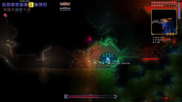 Terraria | Calamity Mod - Revengeance Mode | Giant Clam (Mini-Boss Battle)