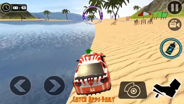 Floating Water Surfer Car Driving - Beach Racing Game (Android Gameplay) смотреть онлайн