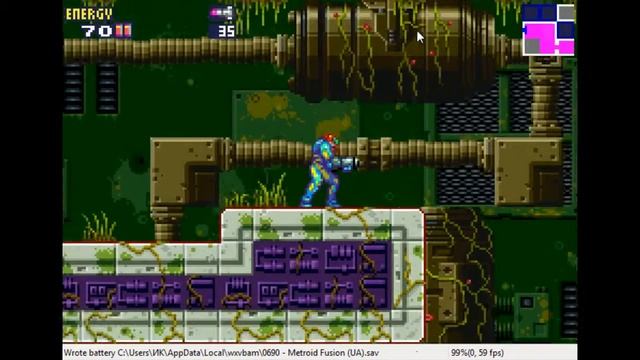 Прохождение игры Metroid Fusion #4: Тропический Сектор смотреть онлайн