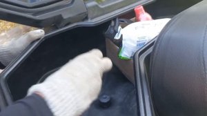 Быстросъемное крепление кофра на квадроцикл РМ 650-2. Оригинальный кофр Русская механника