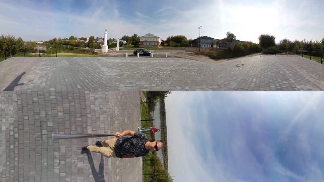 Смотровая площадка в Касимове снятая на камеру 360 градусов. смотреть онлайн